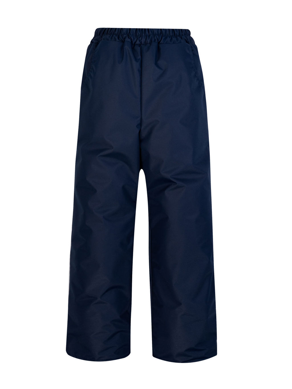 Брюки на поясе демисезонные темно-синие (110-116, 60)