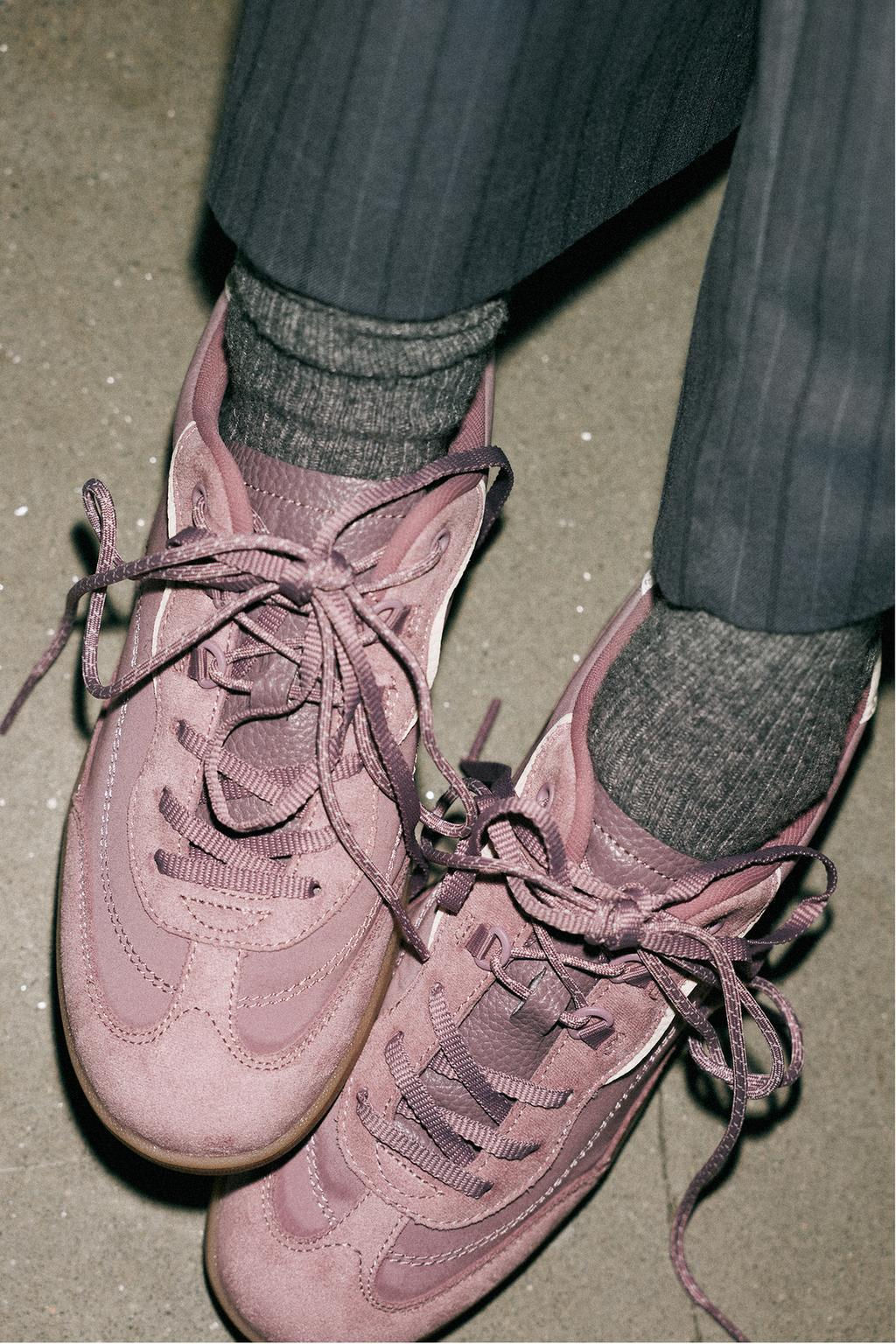 CONTRAST TRAINERS - Zara фото 3
