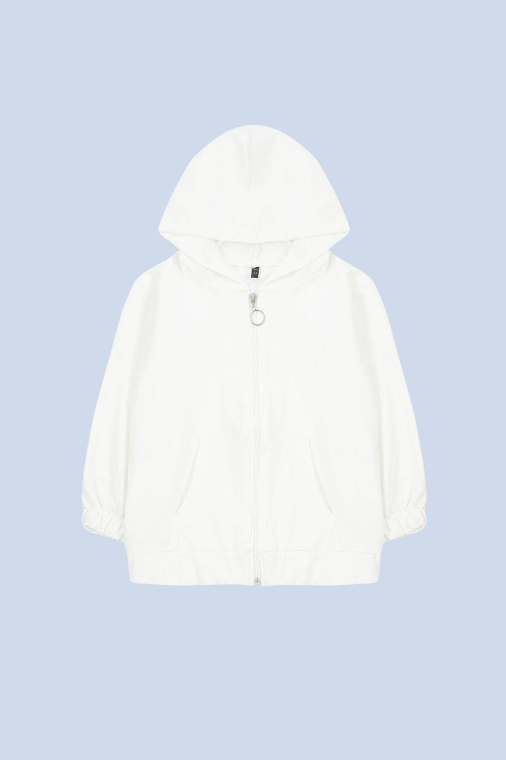 Gri Melanj Unisex Kapusonlu Pamuklu Fermuarl? Orme H?rka TKDAW25HI00001 - Trendyolmilla фото 11