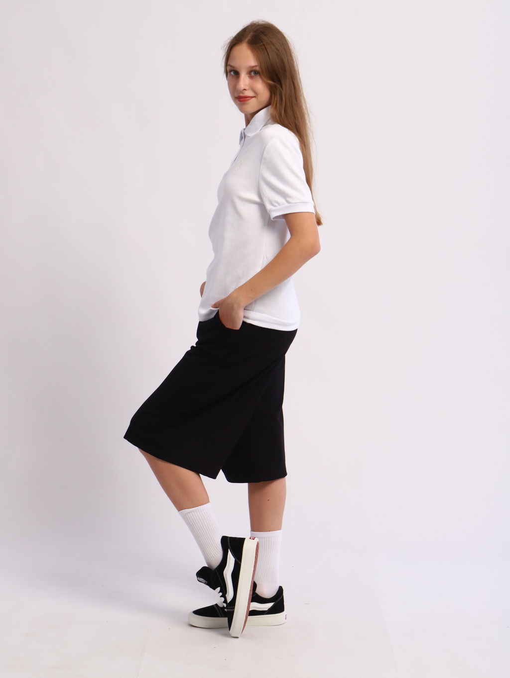 Футболка-поло Джейн белый - Ладошки фото 11