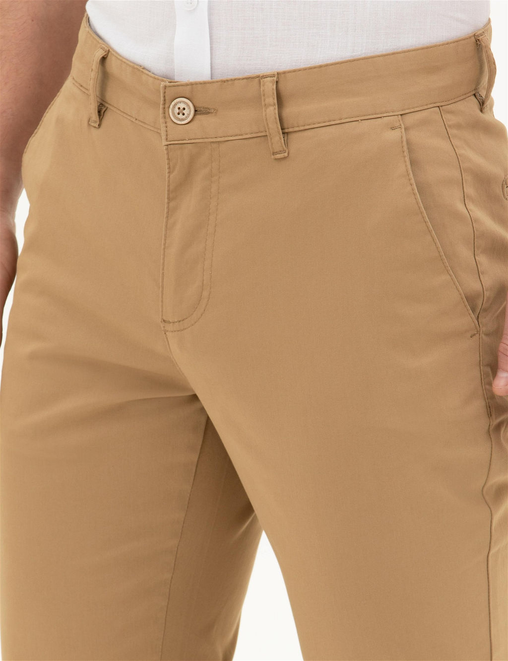 Camel Slim Fit Kanvas Pantolon - Pierre cardin фото 6