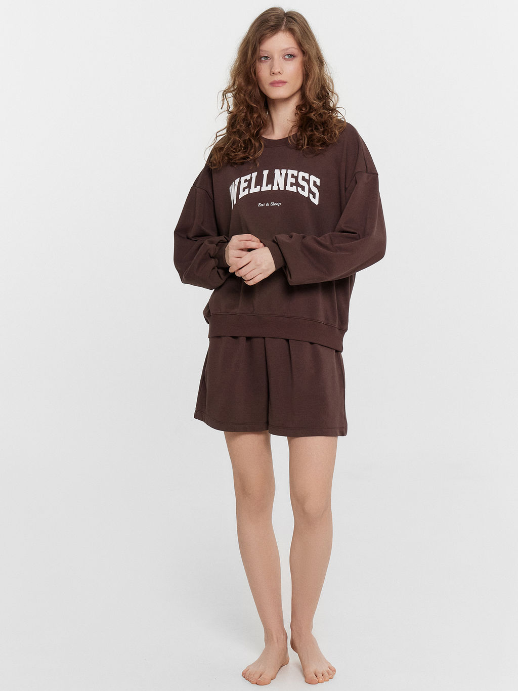 КОМПЛЕКТ ЖЕНСКИЙ (ДЖЕМПЕР, ШОРТЫ)