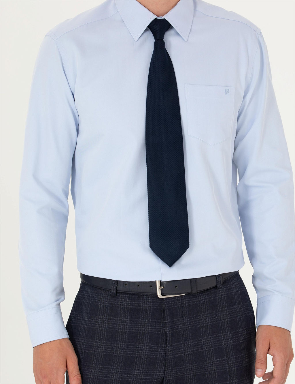 A__k Mavi Regular Fit Uzun Kollu Basic G_mlek