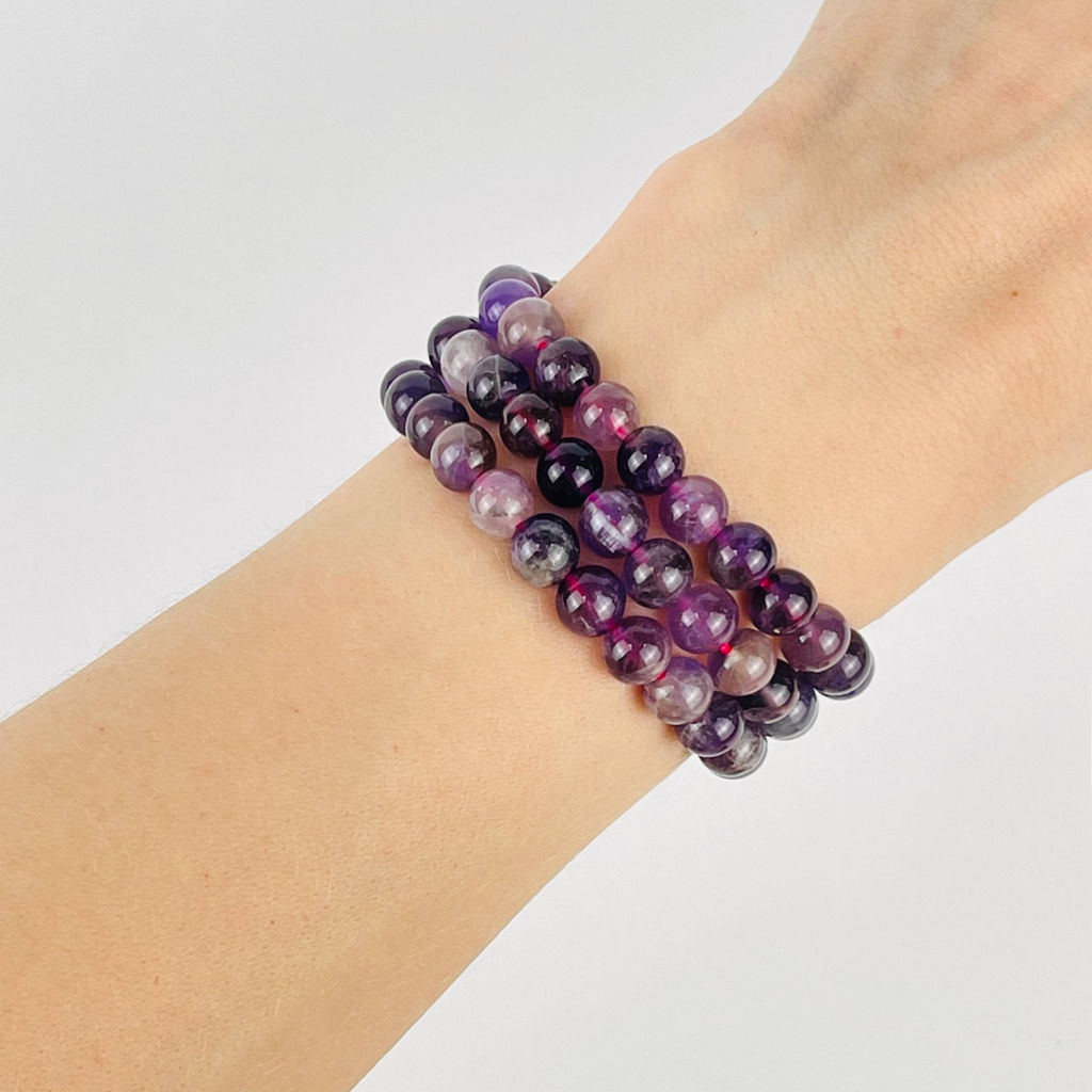 Бусины для украшений из кварцевого Аметиста (60 бусин) 39 см