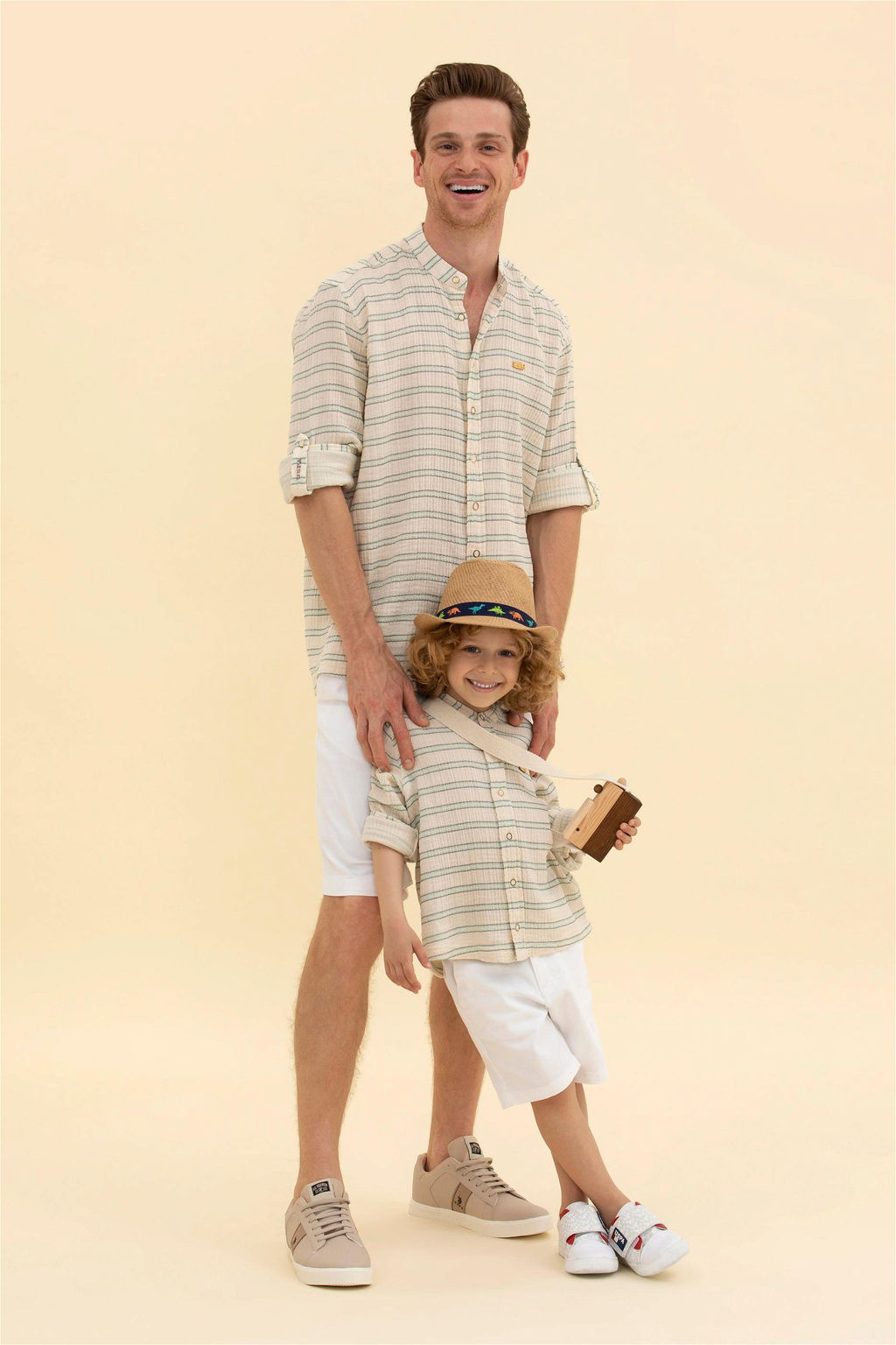 U. S. Polo Assn / Мужская зеленая рубашка с длинным рукавом - U.s. polo assn фото 9