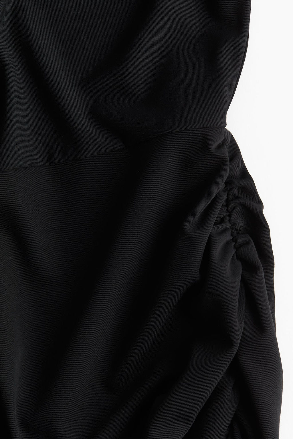 Vestido drapeado de un hombro - H&m фото 5