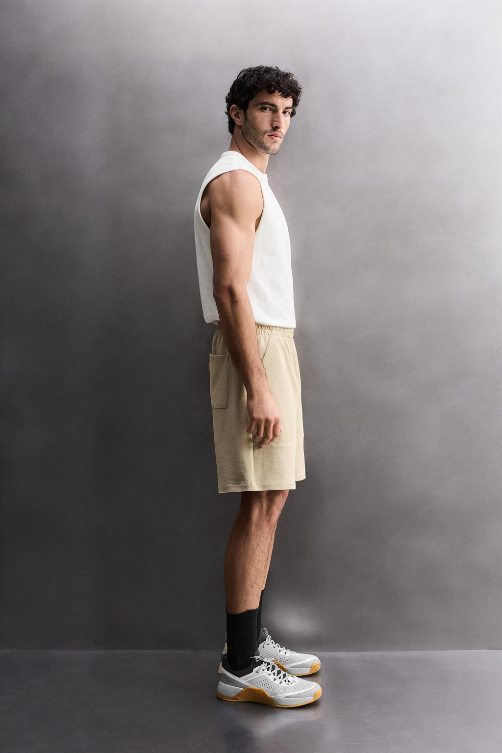 CAMISETA TANK HEAVYWEIGHT / Blanco - Zara фото 4