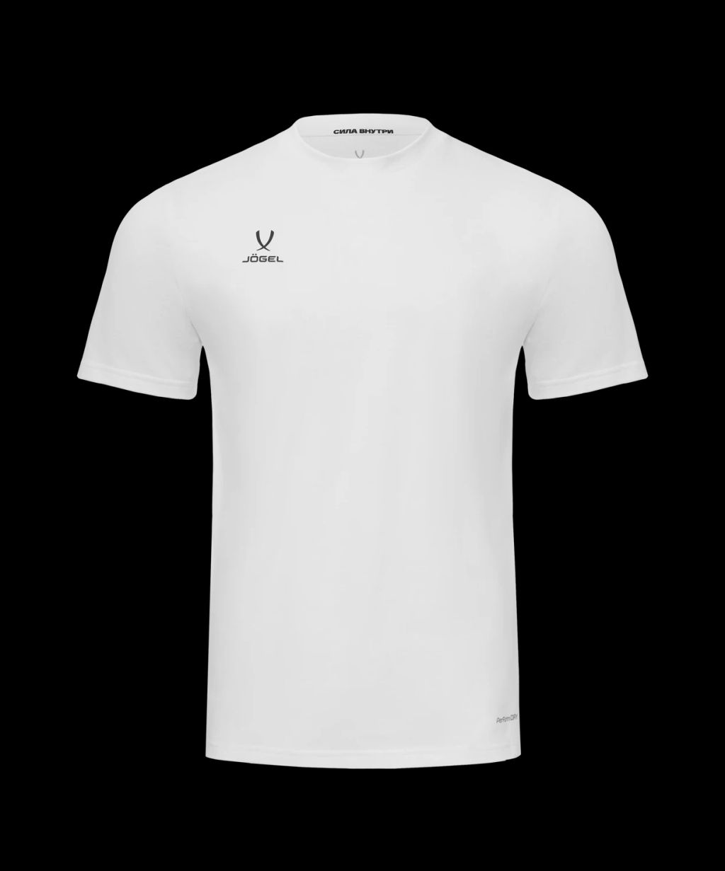 Футболка тренировочная JOGEL DIVISION PerFormDRY Training CVC 00, белый  фото 2