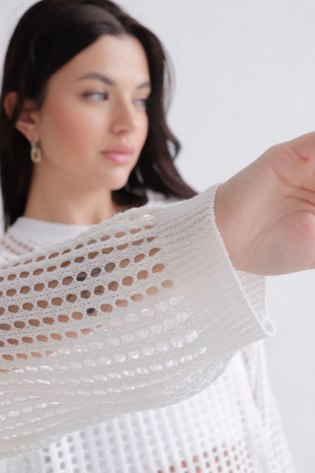 Martichelli Джемпер-сеть белый фото 32