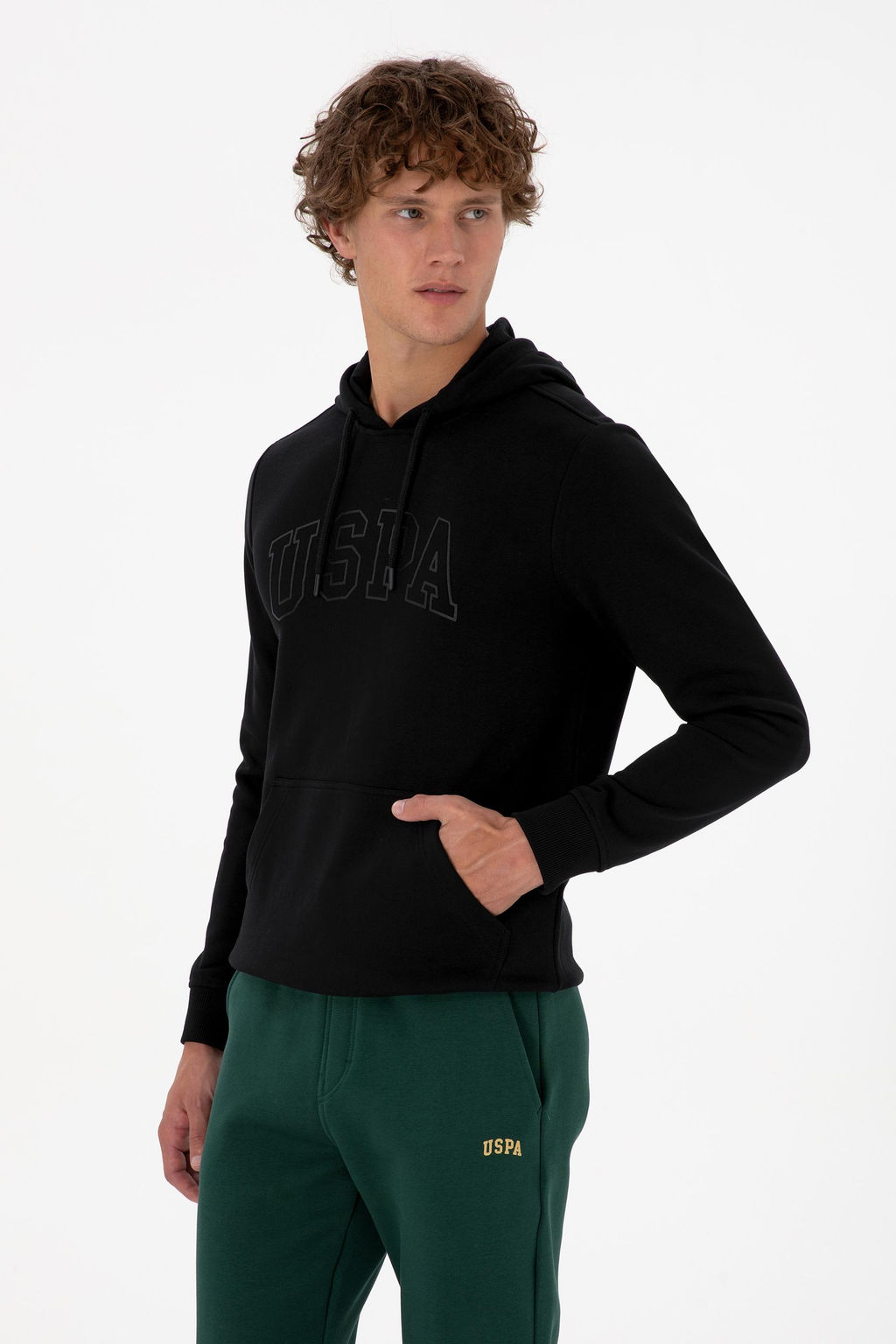 Erkek Siyah Basic Sweatshirt Sepette S_rpriz _ndirim - U.s. polo assn фото 3