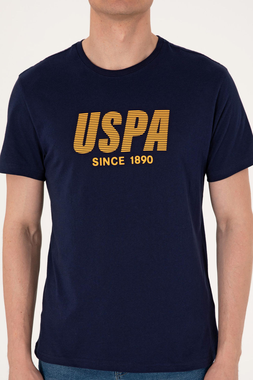 Erkek Regular Fit Bisiklet Yaka Lacivert Ti__rt Sepette S_rpriz _ndirim - U.s. polo assn фото 6