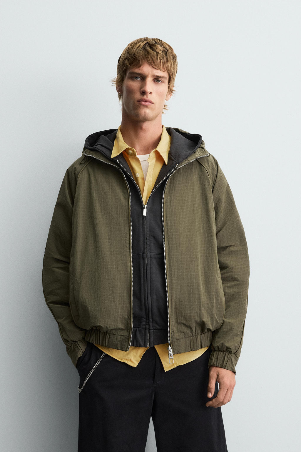 LIGHTWEIGHT WATER-REPELLENT TECHNICAL JACKET - Zara фото 2
