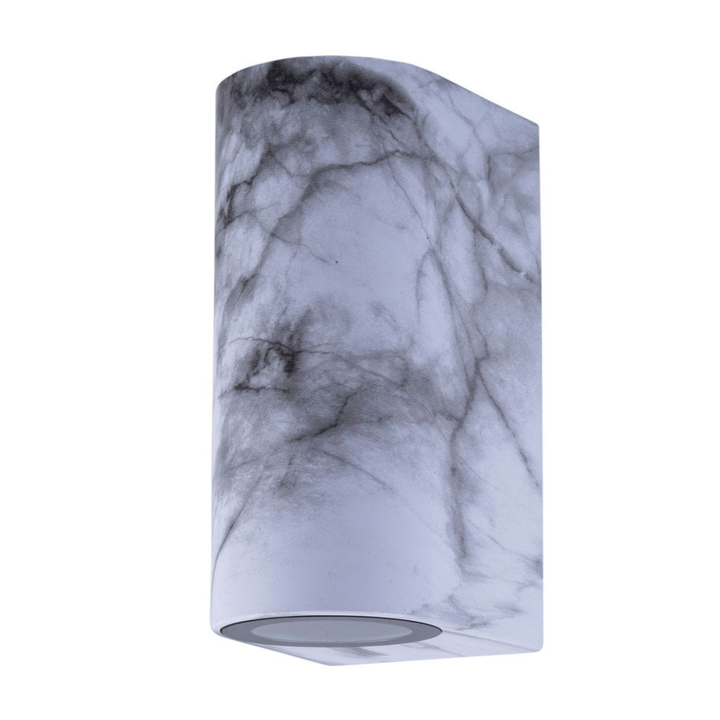 UUL-P52A 2х6W/GU10 IP65 MARBLE Светильник уличный, под две лампы GU10. Архитектурный накладной. Цвет корпуса мрамор. TM Uniel