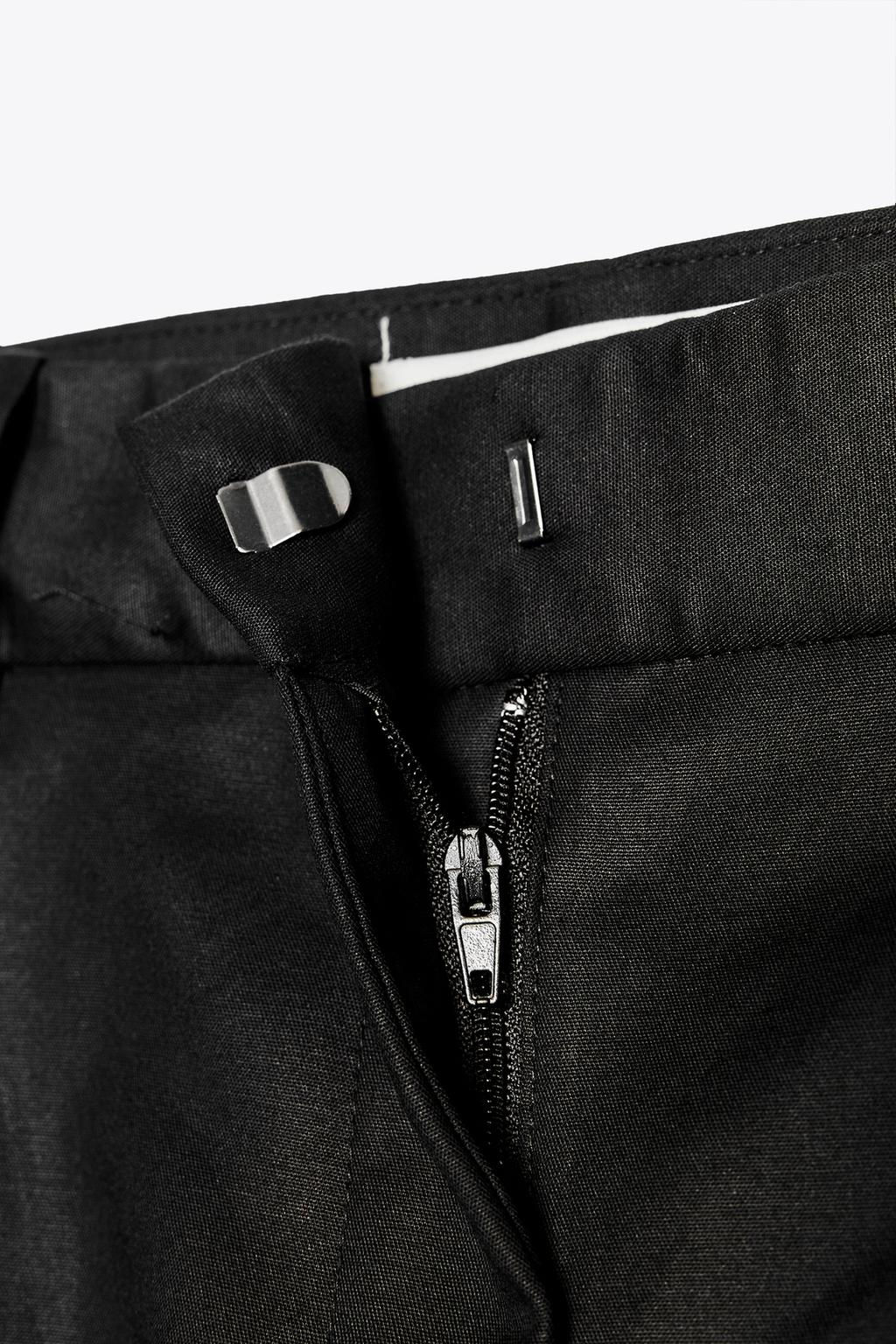DARTED BERMUDA SHORTS WITH BELT - Zara фото 21