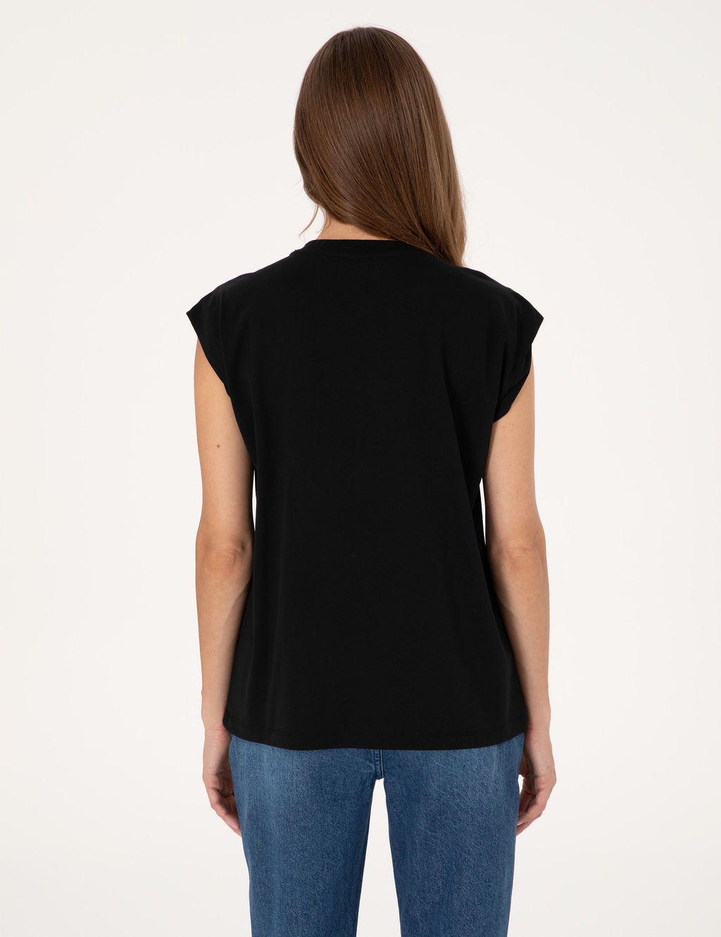 Siyah Regular Fit Ti__rt