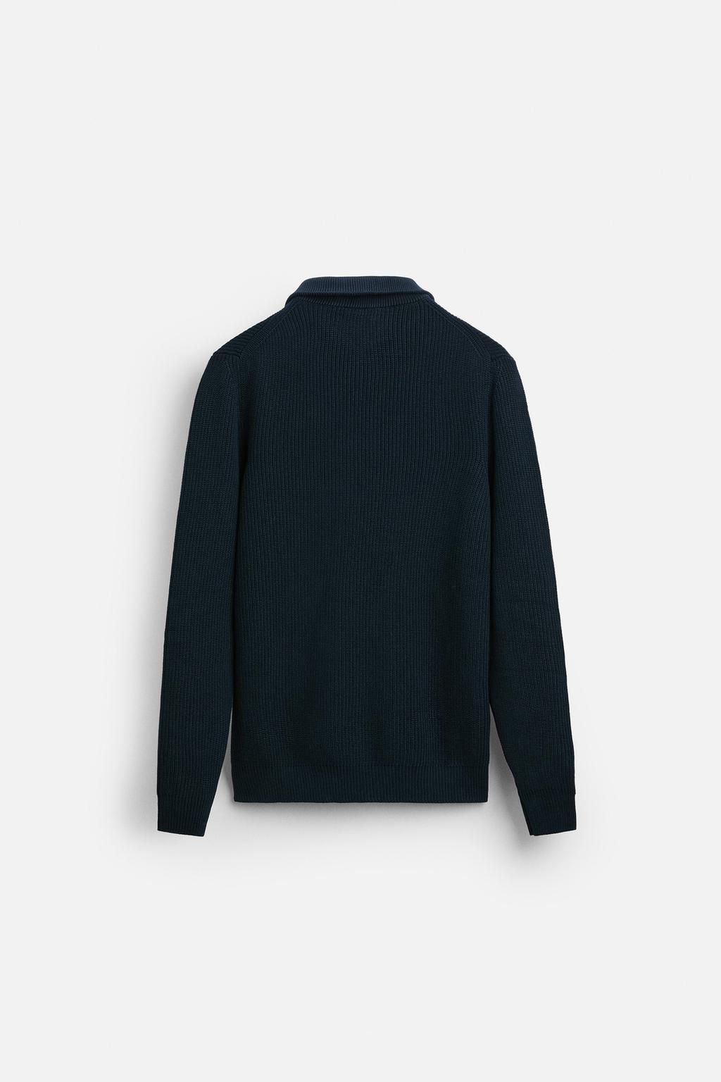 QUARTER-ZIP SWEATER - Zara фото 36