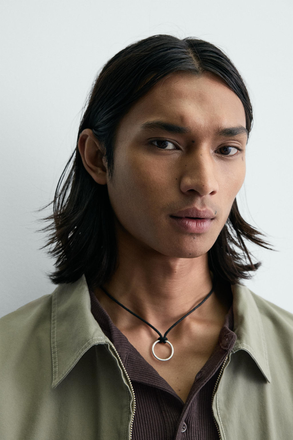 SOBRECAMISA CROPPED FIT CREMALLERA / Verde - Zara фото 5