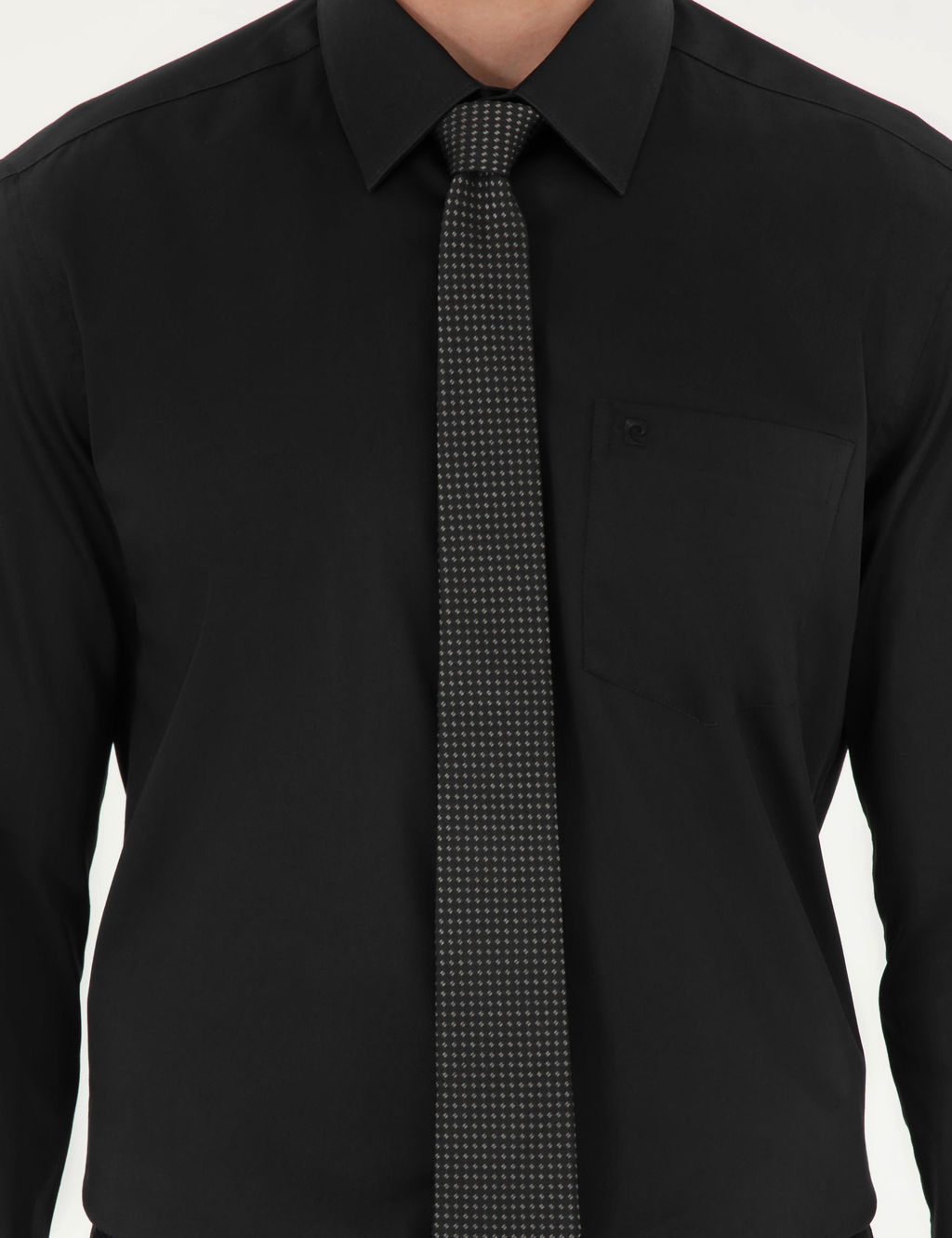 Siyah Regular Fit Uzun Kollu Basic G_mlek - Pierre cardin фото 6