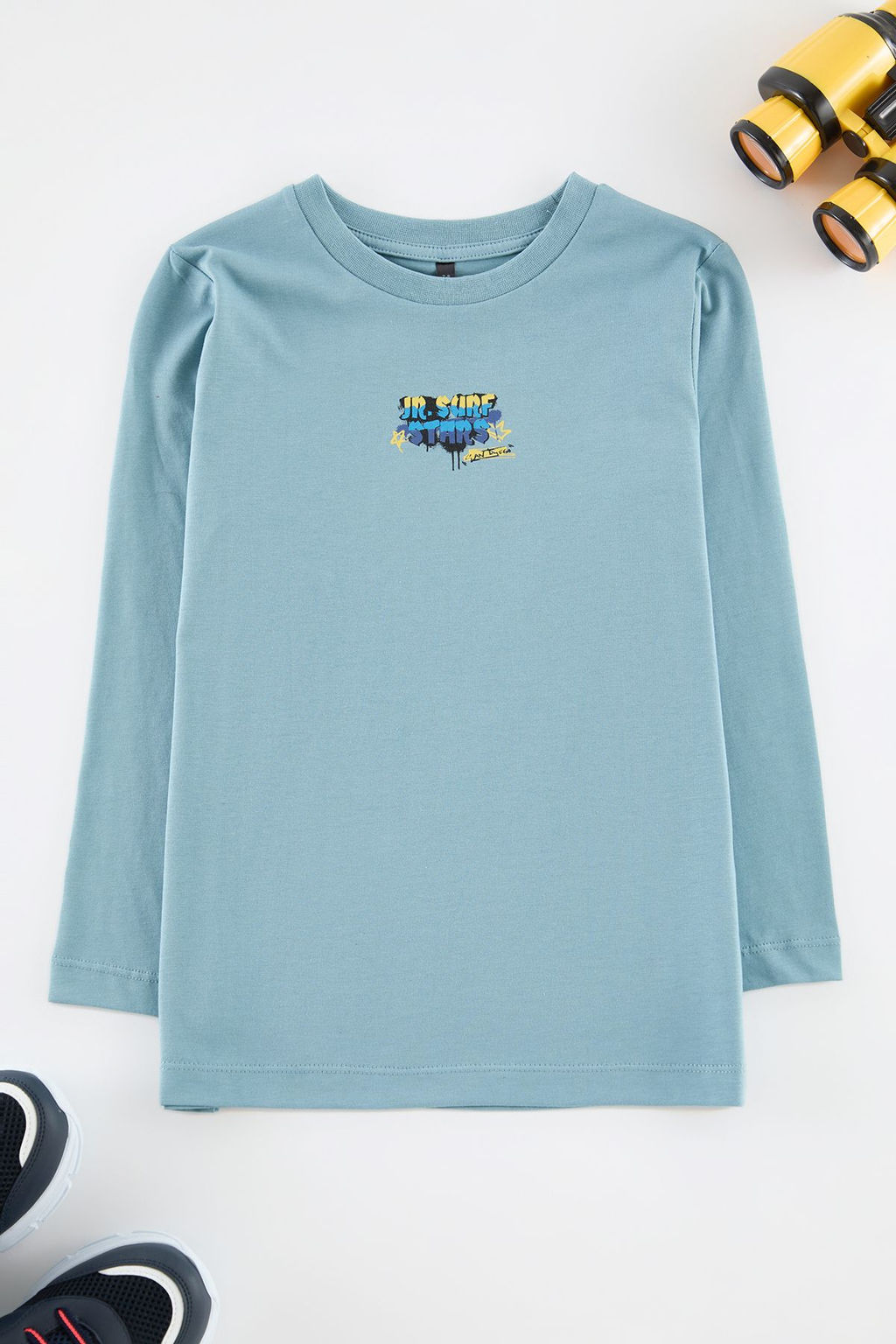 Mavi Erkek Cocuk S?rt Bask?l? Orme T-Shirt TKDAW25TS00031 - Trendyolmilla фото 3