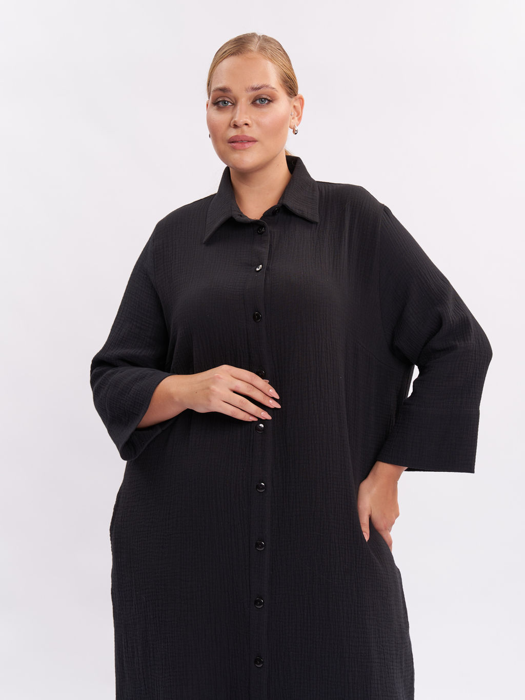 Платье из муслина PP30701BLK01 - Артесса фото 4