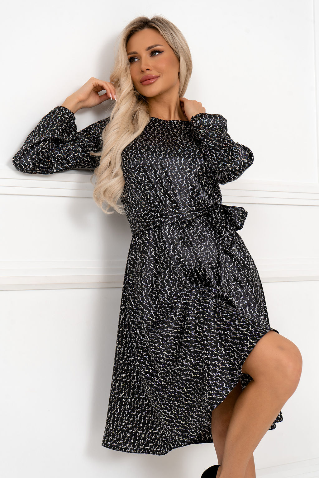 Платье Open Style 6614 черный