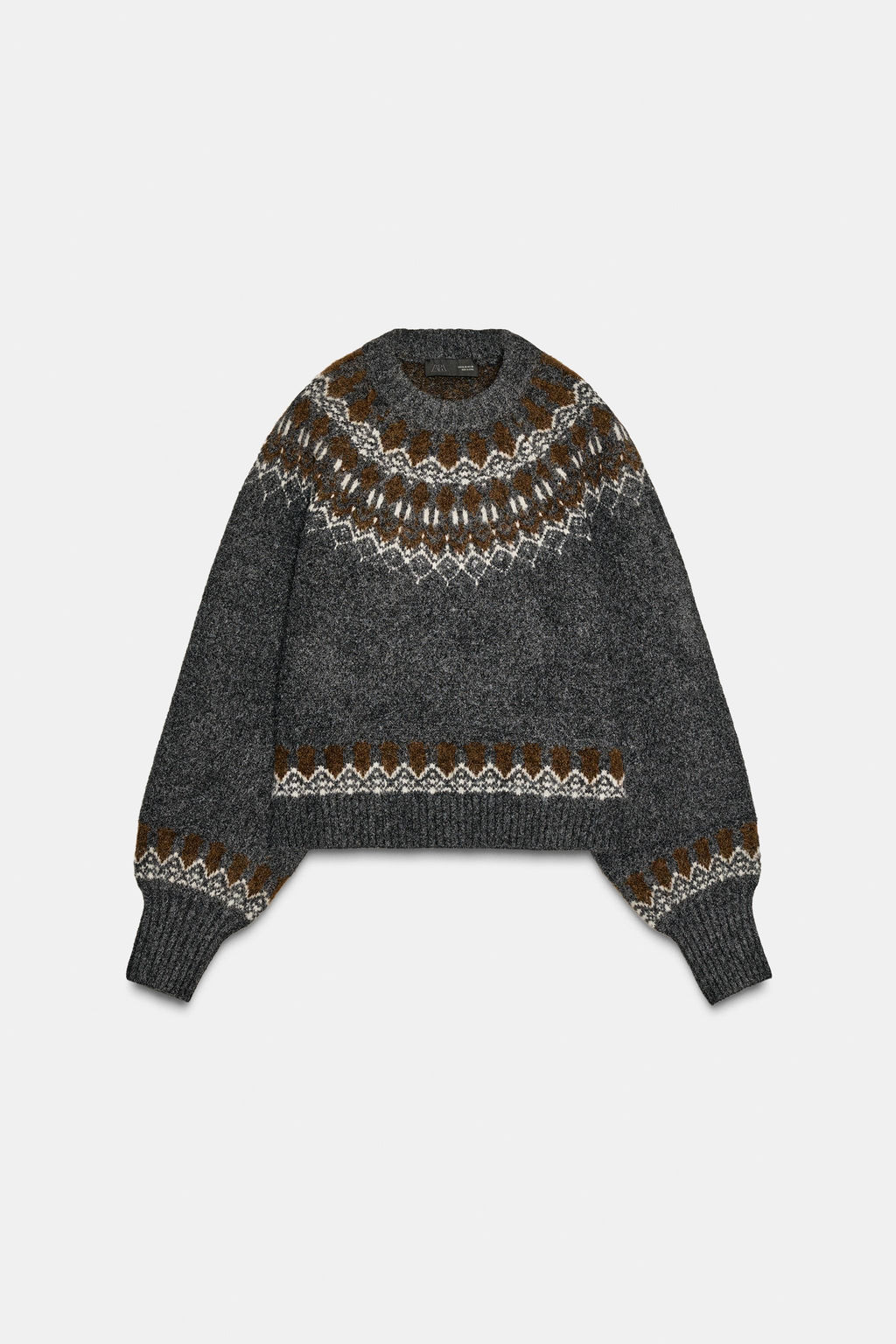JACQUARD KNIT JUMPER - Zara фото 6