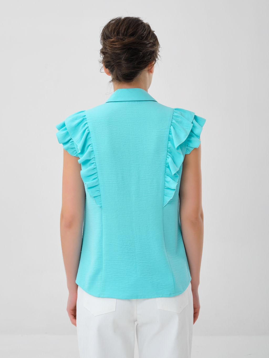 Блузка с оборками - Stilla фото 9