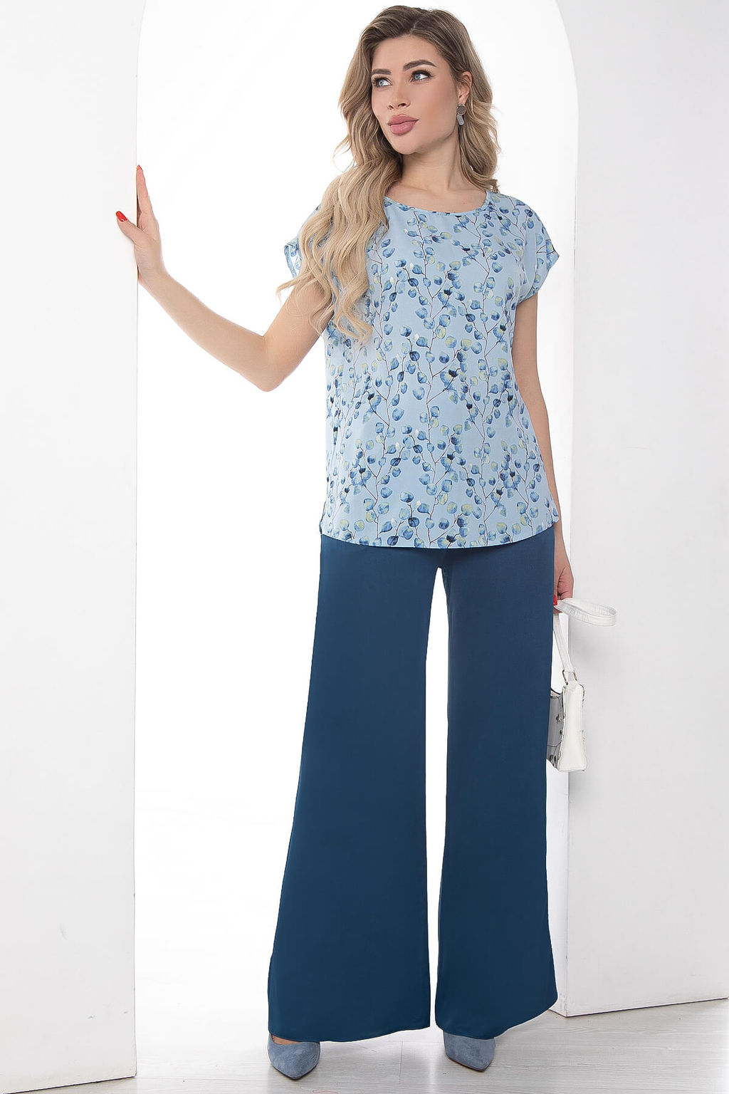 Костюм Марица (голубые цветы) К9048 - Lt collection фото 6