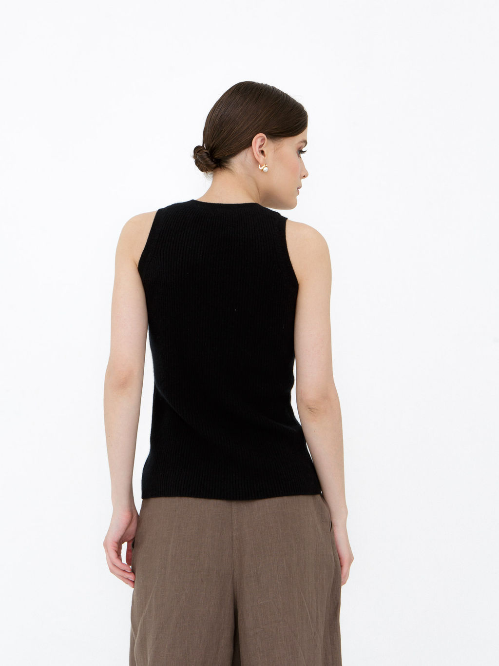 Джемпер кашемировый 06108 черный