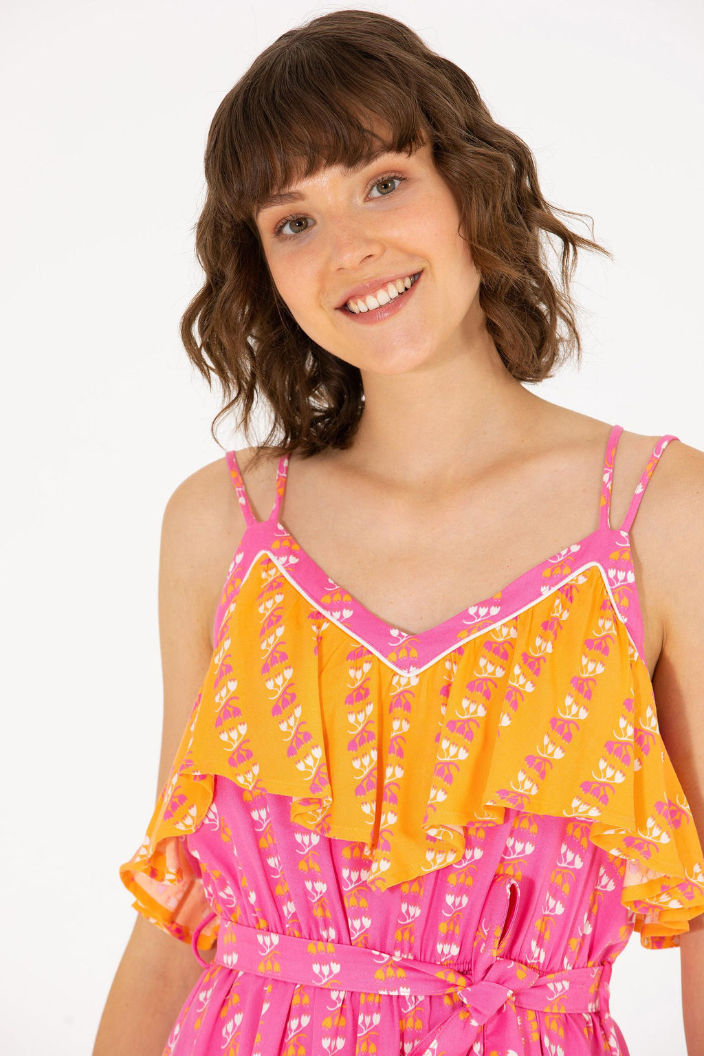 U. S. Polo Assn Женское тканое платье цвета фуксии - U.s. polo assn фото 3