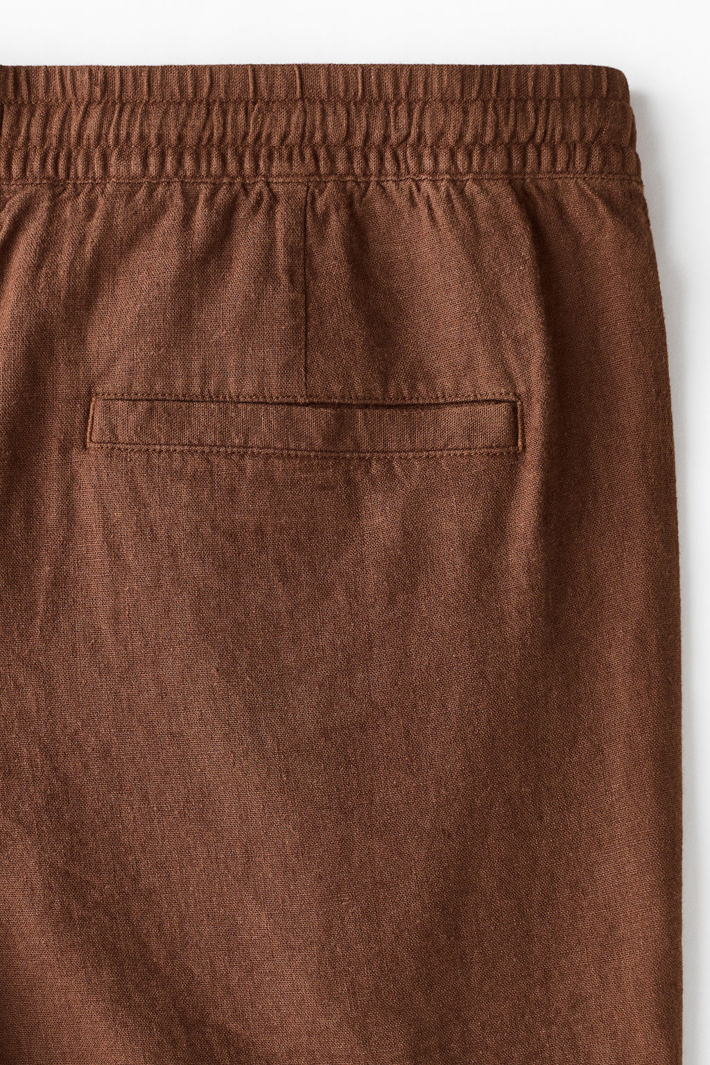 Pantal?n corto en mezcla de lino Relaxed Fit - H&m фото 10