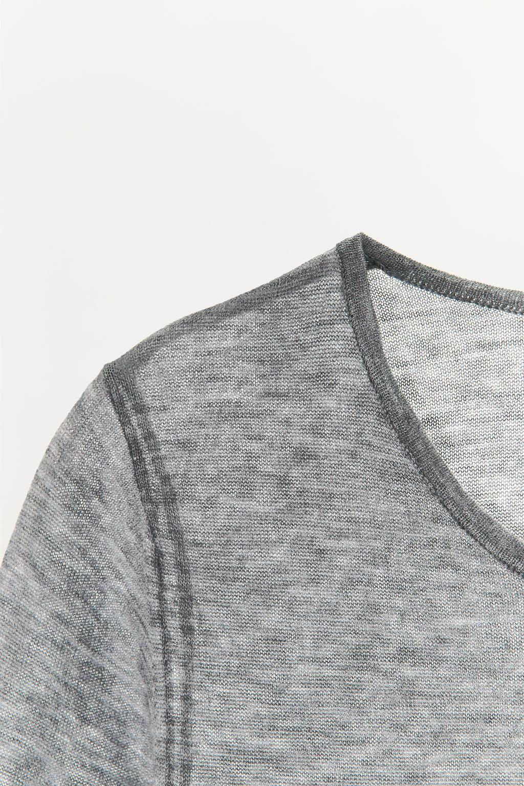 100% WOOL T-SHIRT - Zara фото 11