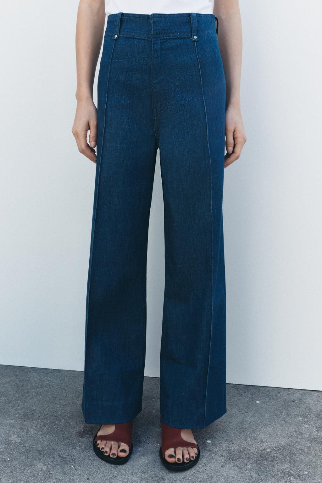 ZW COLLECTION WIDE-LEG HIGH-WAIST JEANS - Zara фото 39