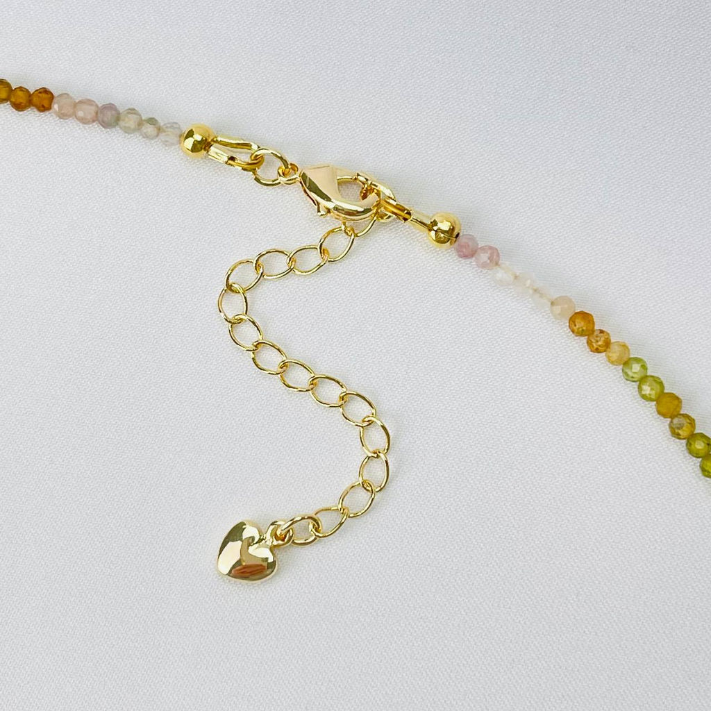 Колье из Турмалина микс