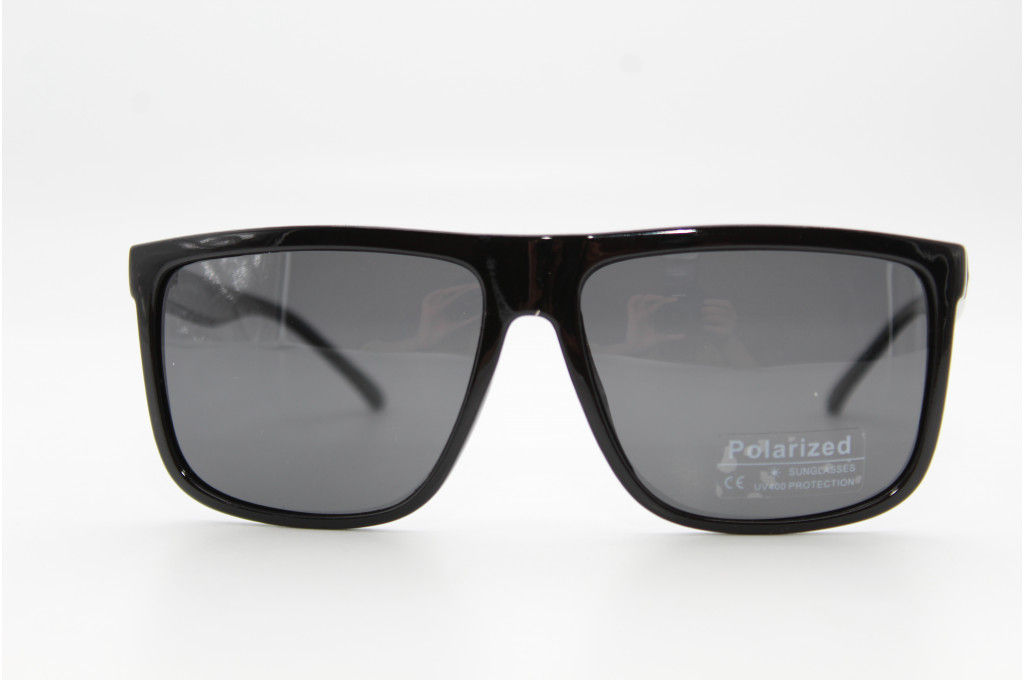 Солнцезащитные очки DECOROZZA POLARIZED 1014 60-16-137 C1 глянец черн.