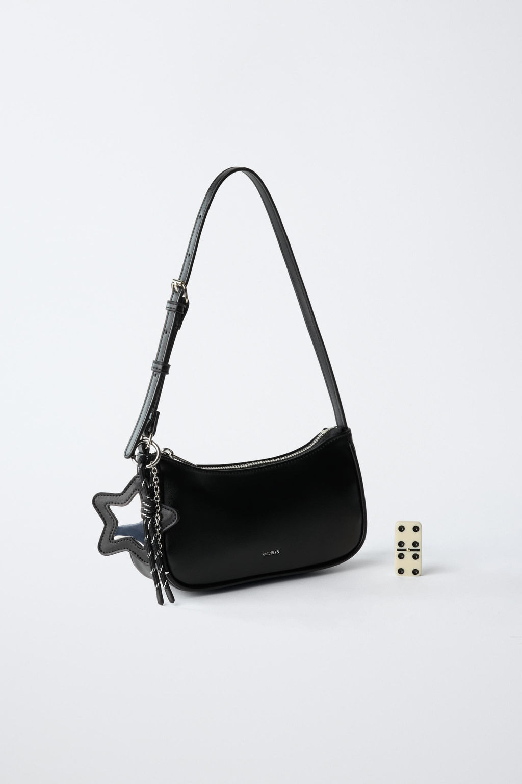 BOLSO CHARM / Negro - Zara фото 6
