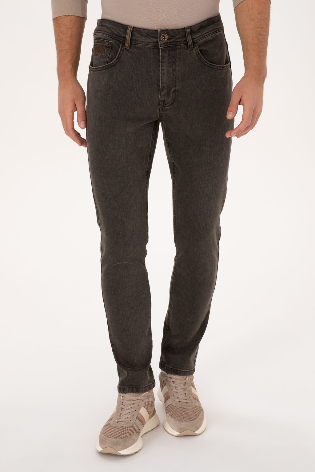 Erkek Kahverengi Jean Pantolon - U.s. polo assn фото 8