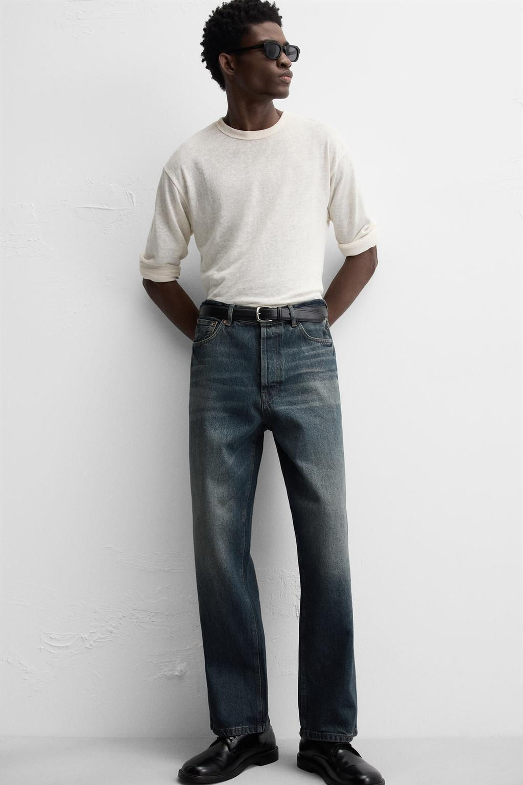 RELAXED STRAIGHT-LEG JEANS - Zara фото 23