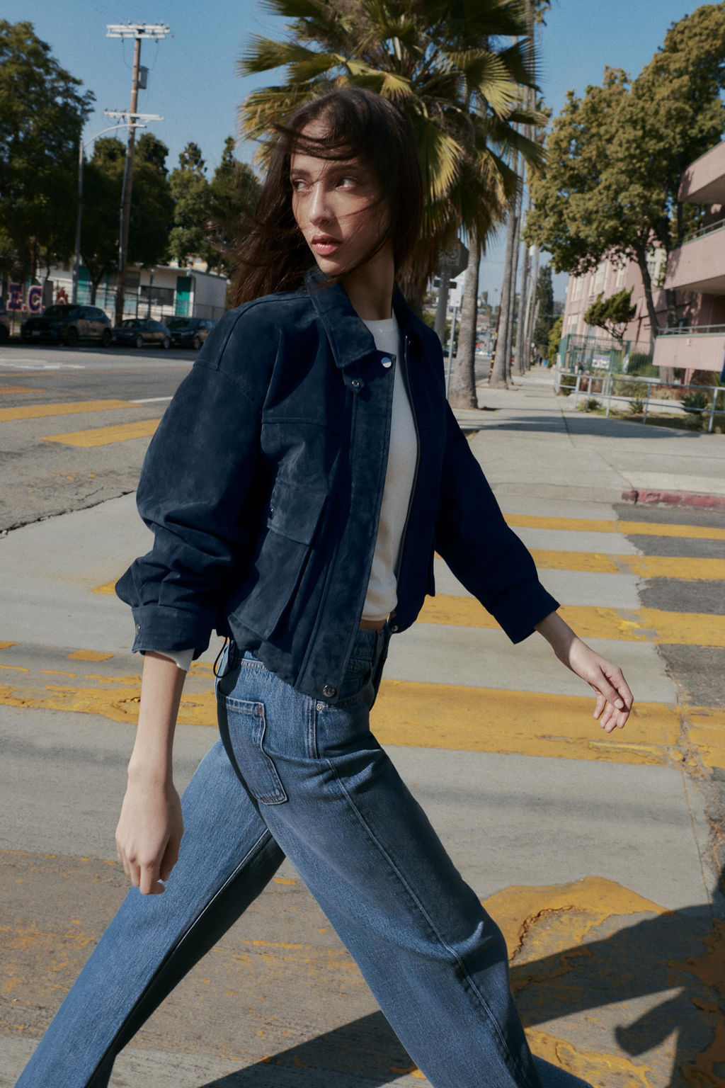100% LEATHER BOMBER JACKET - Zara фото 14
