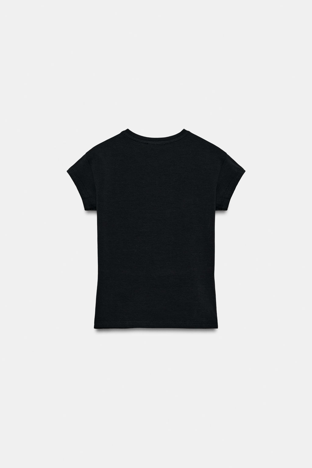 CAMISETA TEXTO DELANTERO / Negro - Zara фото 5