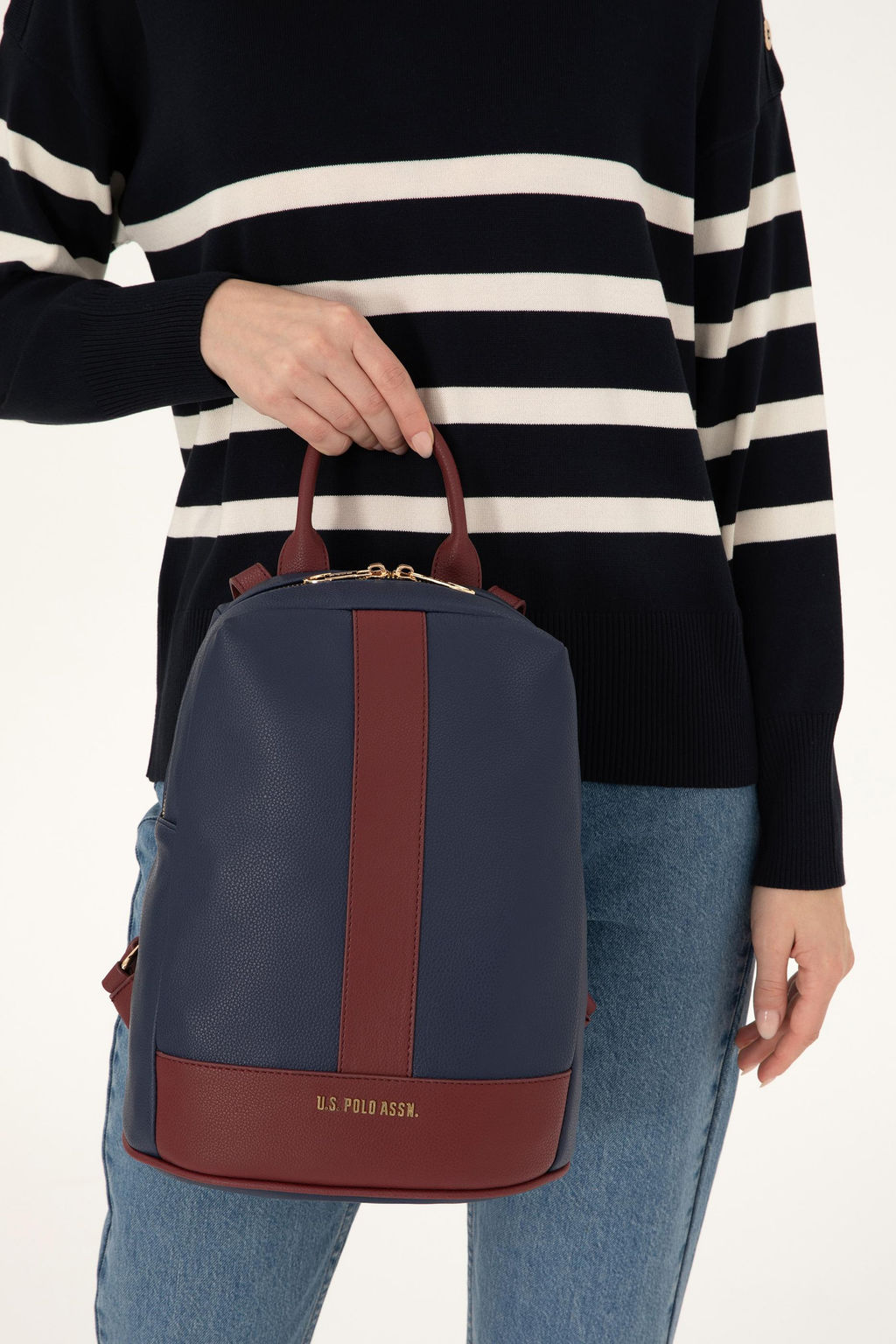 Женский темно-синий рюкзак Неожиданная скидка в корзине - U.s. polo assn фото 2