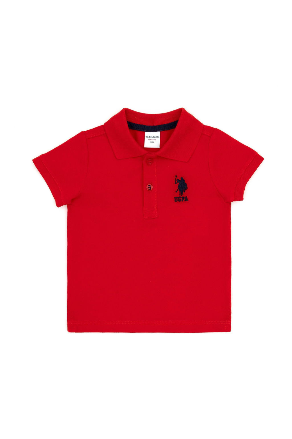 Футболка-поло детская U.S. Polo Assn красная из хлопка