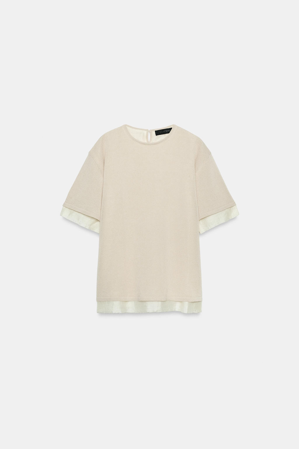 TOP COMBINADO PUNTO / Beige claro - Zara фото 8