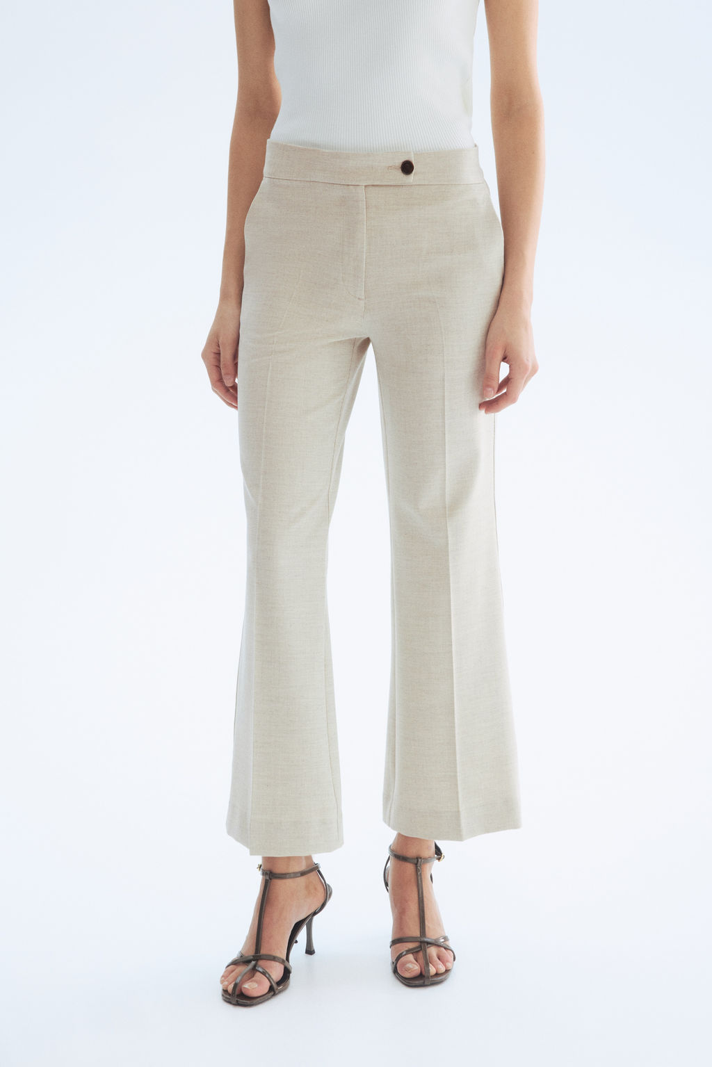 Pantal?n tobillero de corte bootcut - H&m фото 7