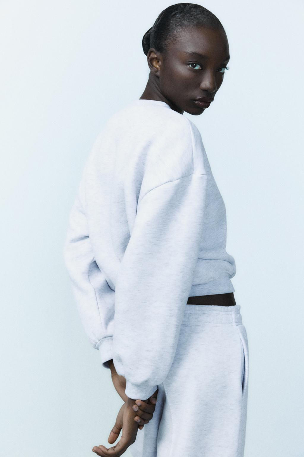 BASIC PLUSH SWEATSHIRT - Zara фото 5