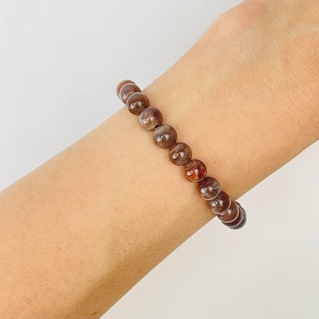 Браслет из Гелиолита (Солнечный камень) 17,5 см