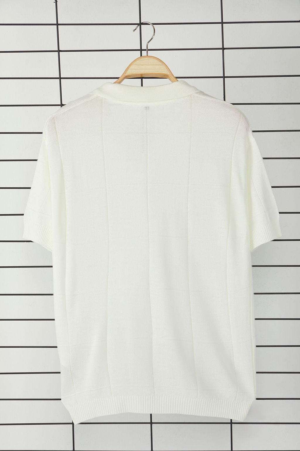 TRENDYOL MAN Ekru Regular Unisex Dokulu Triko Polo Yaka T-shirt TMNSS25PO00024 - Trendyolmilla фото 9
