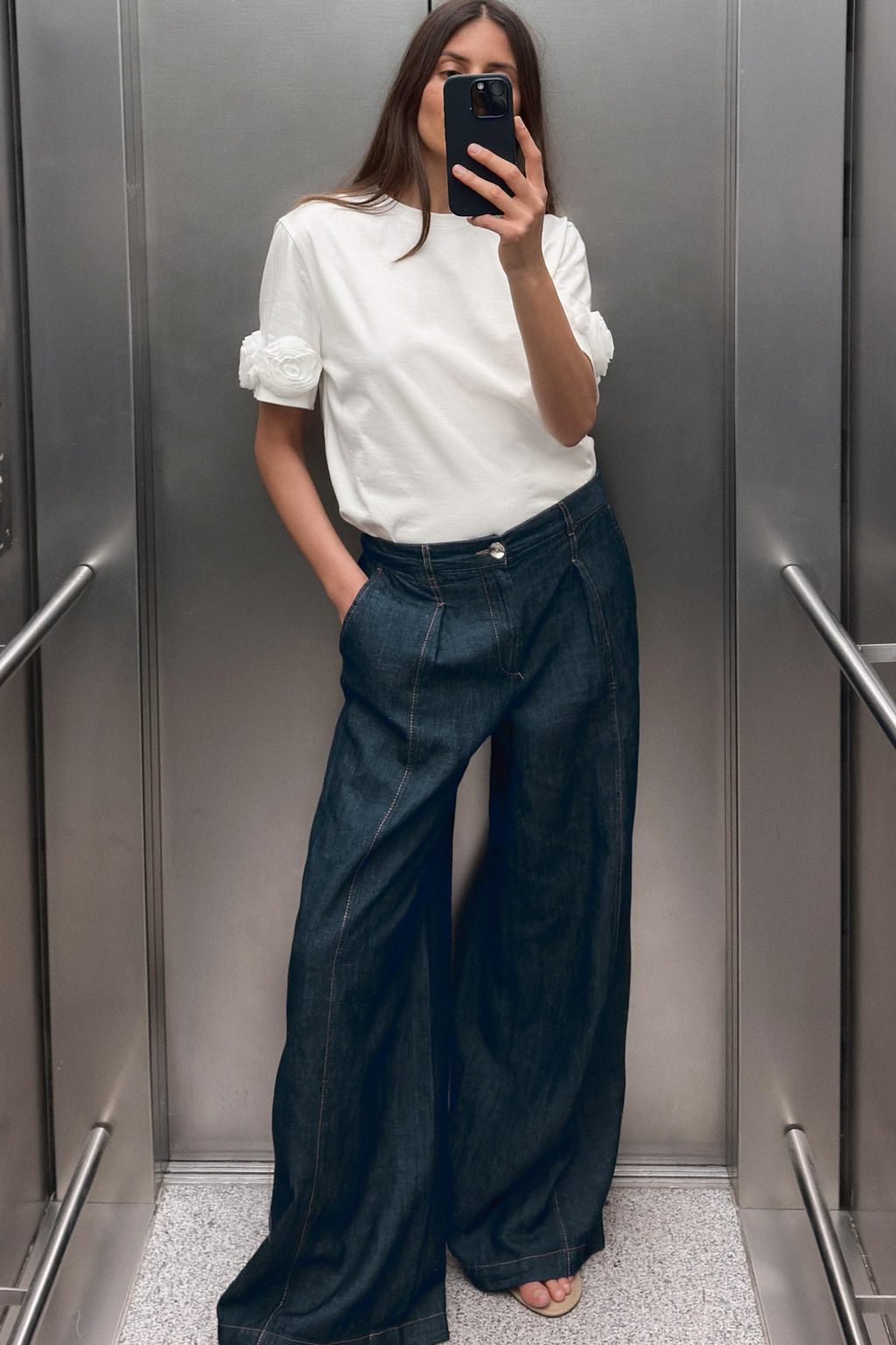 VOLUMINOUS FLORAL T-SHIRT - Zara фото 8