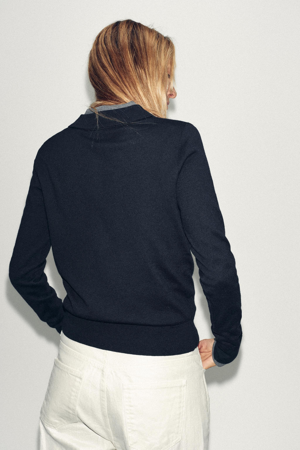 PLAIN KNIT POLO SHIRT - Zara фото 6