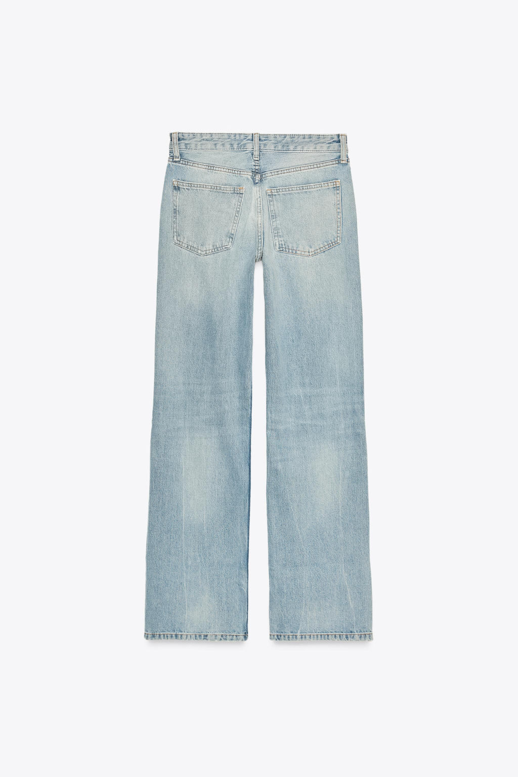 TRF WIDE LEG MID-WAIST JEANS - Zara фото 9